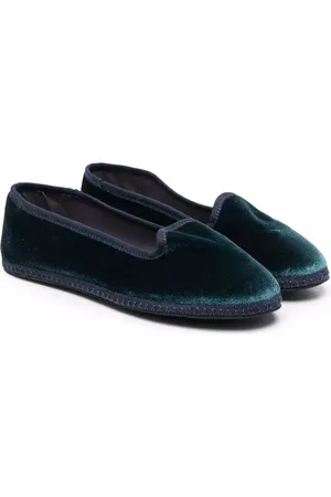 SIOLA Slip-on velvet loafers