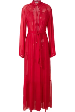 AMIR SLAMA Silk maxi dress
