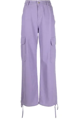 Moschino Logo-patch cotton cargo trousers