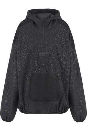 EA7 Logo-rubberised hoodie