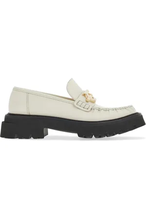 Salvatore Ferragamo Gancini-plaque leather loafers