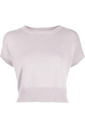 Teddy Cashmere Genova sleeveless cropped cashmere jumper