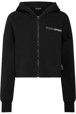 Philipp Plein Scratch-print zip-up hoodie