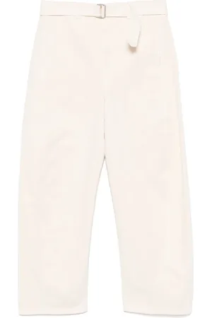 LEMAIRE Twisted belted trousers