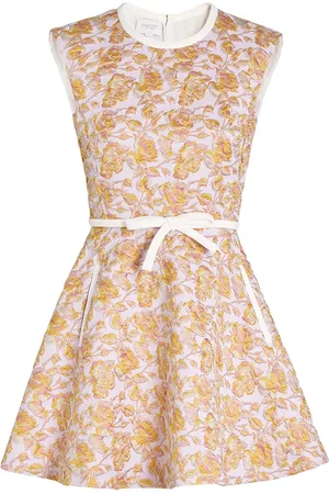 Giambattista Valli Floral-jacquard mini dress