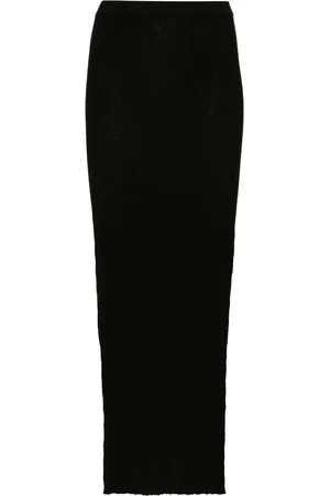 Rick Owens Sacris ribbed-knit maxi skirt