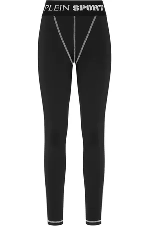 Philipp Plein Logo-waistband performance leggings