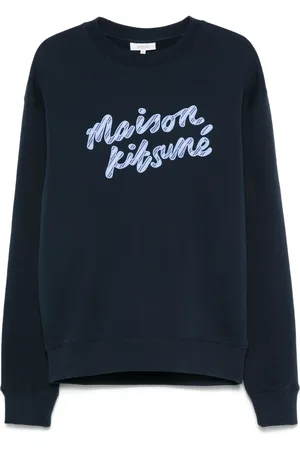 Maison Kitsuné Logo-embroidered sweatshirt