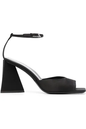 The Attico Piper 85mm satin sandals