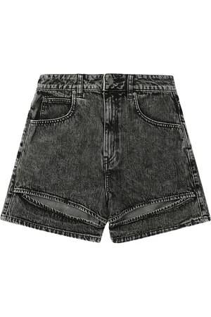 Izzue Logo-patch cotton shorts