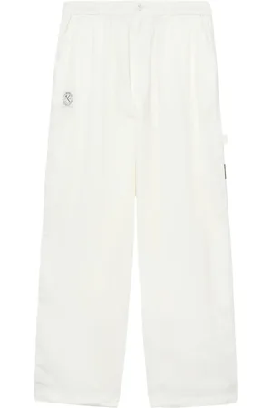 Izzue Logo-appliqu?? loose-fit trousers