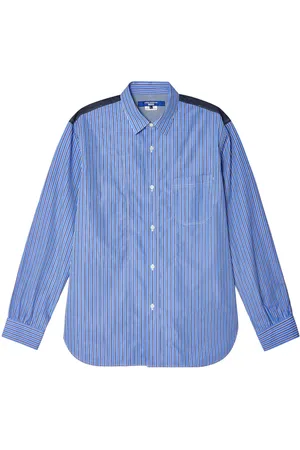 JUNYA WATANABE Patchwork striped cotton shirt
