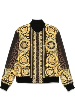 VERSACE Barocco-print bomber jacket