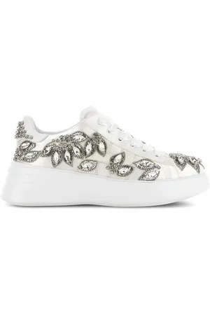 Hogan Rebel crystal-embellished sneakers