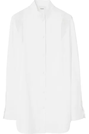 Burberry Lace-trim cotton shirt