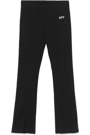OFF-WHITE Ribbed trousers
