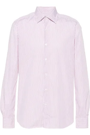 Glanshirt Striped cotton shirt