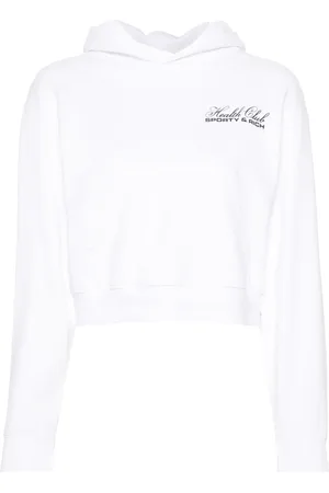 Sporty & Rich Logo-print cotton hoodie