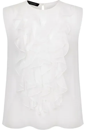 Alberta Ferretti Ruffled top