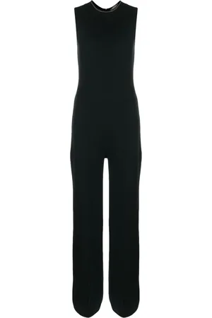 N.PEAL Fine-ribbed tailored jumpsuit