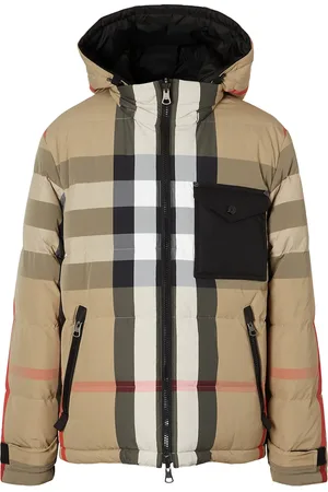 Burberry Reversible check puffer jacket
