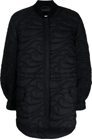 JNBY Drawstring-waist quilted jacket