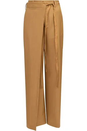Maison Margiela Wrap-design flared trousers