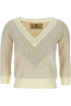 ERMANNO SCERVINO Rhinestone-embellished jumper