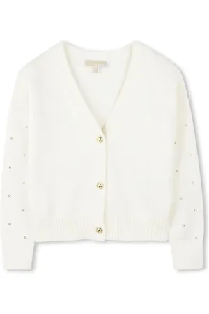 Michael Kors Eyelet-detail buttoned cardigan