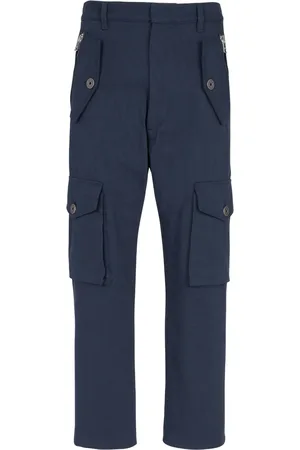Balmain Cargo cotton cropped trousers