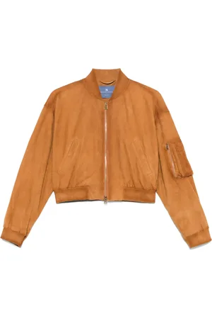 ERMANNO SCERVINO Suede bomber jacket