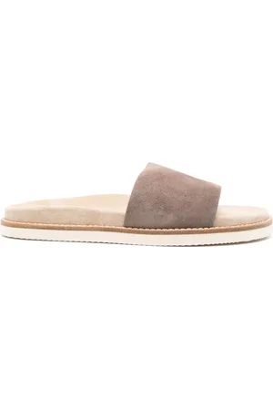 Brunello Cucinelli Suede slides