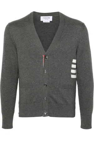 Thom Browne V-neck cotton cardigan