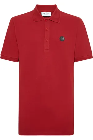 Philipp Plein Skull-print cotton polo shirt