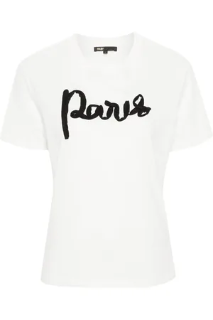 Maje Appliqu??-detail T-shirt