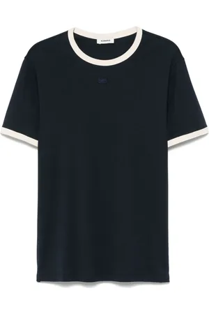 Sandro Contrast-trim T-shirt