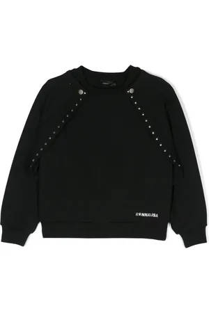 MONNALISA Layered jersey sweatshirt