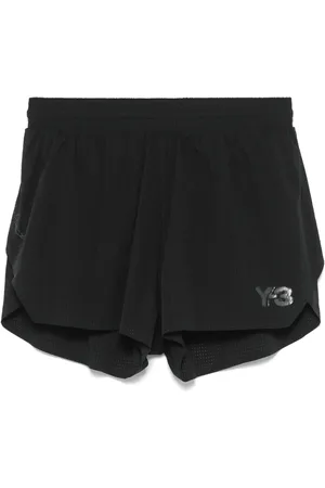 Y-3 Logo-print running shorts