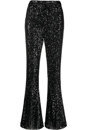 Twin-Set Sequinned flared trousers