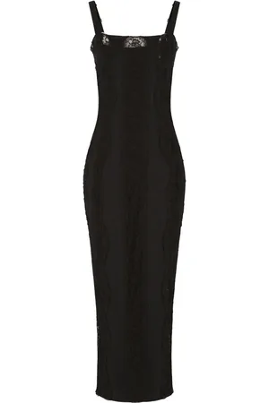 Dolce & Gabbana Lace-embellished midi dress