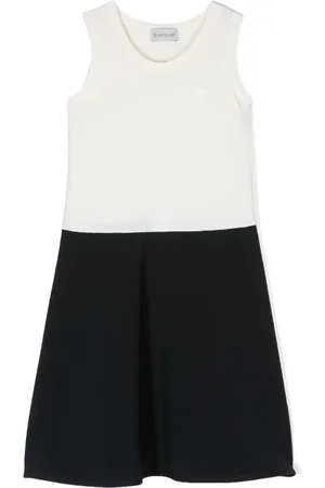 Moncler Contrasting-detail cotton dress