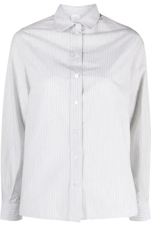 ELEVENTY Long-sleeve striped shirt