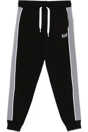 EA7 Side-stripe track pants