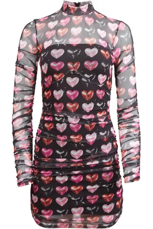 FLEUR DU MAL Heartbreaker ruched mini dress
