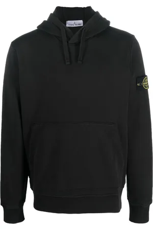 Stone Island Compass-patch drawstring hoodie