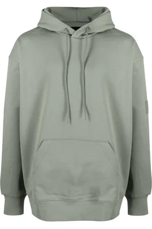 Y-3 Drawstring cotton-blend hoodie