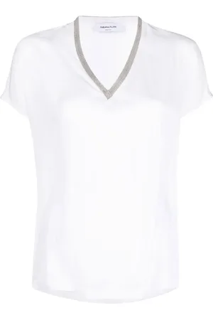 Fabiana Filippi V-neck short-sleeve T-shirt