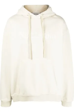 Nanushka Logo-embroidered cotton hoodie