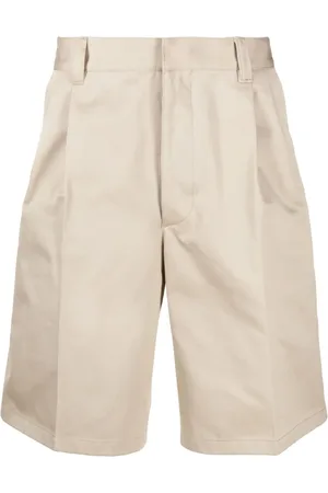 Prada Pleated wide-leg shorts