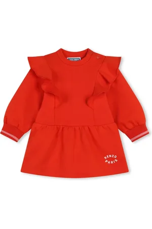 Kenzo Ruffled cotton dress